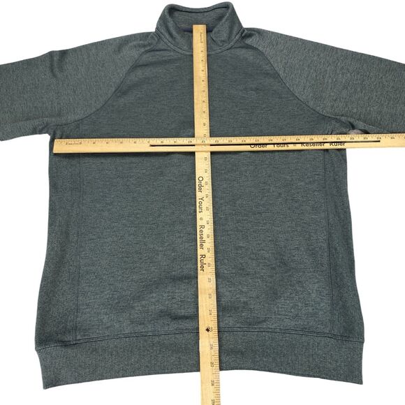 Under armour Storm1 Sweatshirt Mens Large Gray Coldgear Logo Quarter Zip - Picture 3 of 16